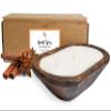 Aira Fall Dough Bowl Candle - Organic, Kosher, Vegan, Hand Carved Wood Bowl Candle & Aromatherapy Essential Oils - Hand-Poured 100% Soy Candle Wax - Paraffin Free, Long Lasting - Harvest Spice - 13 Oz view 1