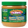Teddie All Natural Peanut Butter, Chunky, Gluten Free & Vegan (26 Ounce (Pack of 6)) view 1