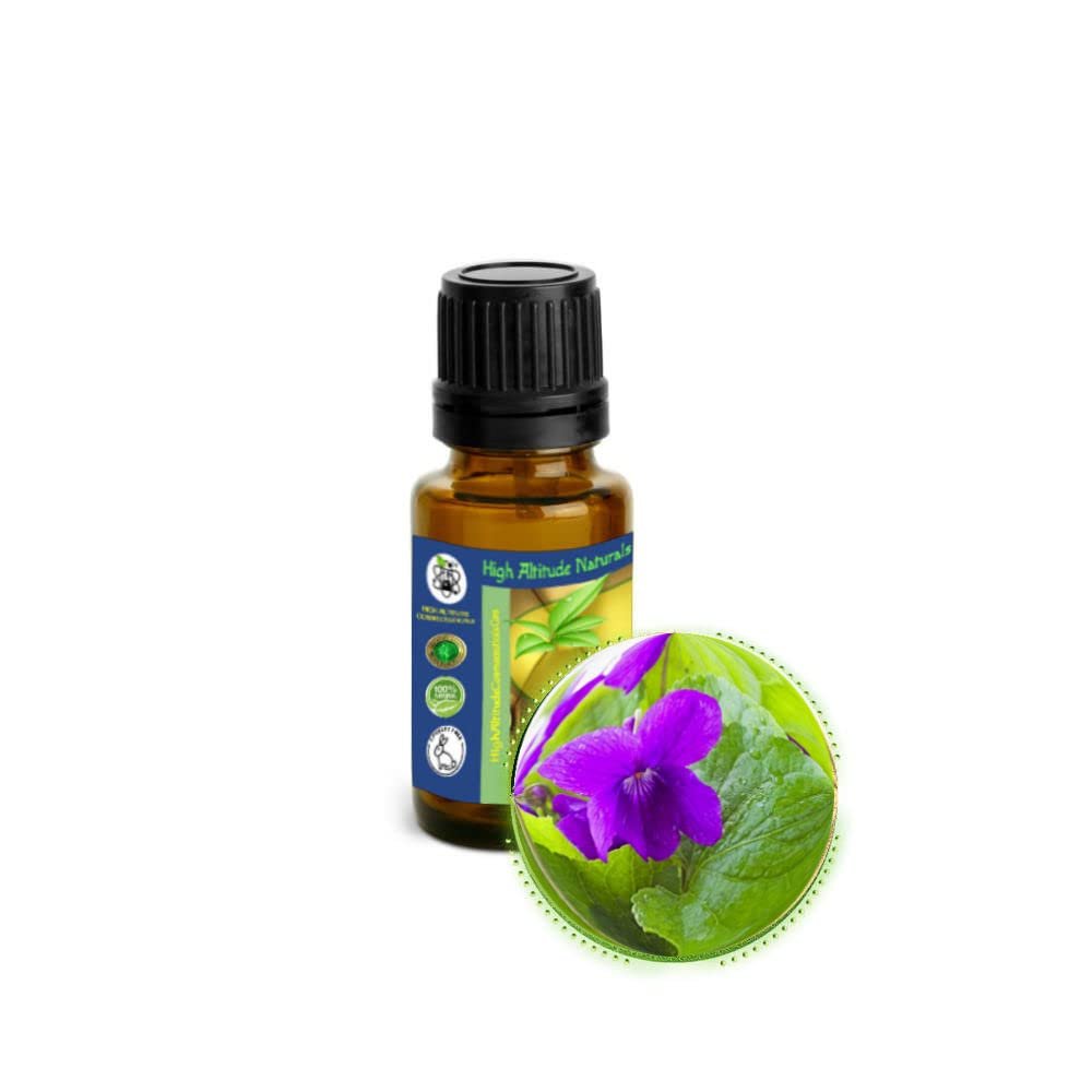 15ml (1/2oz) Violet Leaf Absolute Essential Oil (Viola Odorata) - 100% Pure Undiluted Uncut