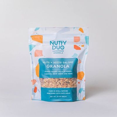 The Nutty Duo - Organic, Gluten Free, No Added Sugar, Vegan, Healthy Granola (Nuts & Seeds Galore), 10.0 Ounce, 1