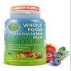 Vegan Whole Food Daily Multivitamin with Iron, Methylated Multivitamin for Women and Men, Made with Fruits & Vegetables, B-Complex, Probiotics, Enzymes, CoQ10, Omegas, Turmeric, Non-GMO, 180 Count view 1