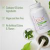 ULULIFE Ultimate Multivitamin: Vegan, Iron Free, Promotes Stronger Hair, Skin, & Nails and Improves Antioxidant & Energy with Better Sleep & Less Stress - 180 Capsules (30-Day Supply) view 3