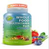 Vegan Whole Food Daily Multivitamin Without Iron, Methylated Multivitamin for Women and Men, Made with Fruits & Vegetables, B-Complex, Probiotics, Enzymes, CoQ10, Omegas, Turmeric, Non-GMO, 180 Count view 1