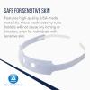 Dynarex Resp-O2 Soft-Foam Trach Tube Holders - Disposable Tracheotomy Tube Neckband - Helps Secure Tracheostomy Tubing - Soft Fabric Covered Foam, Adjustable Hook & Loop Closure (Large, 100) view 3