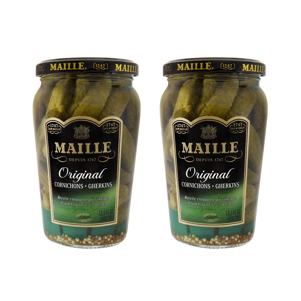 Maille Pickles 2 count Cornichons Original 13.5 oz