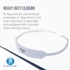 Dynarex Comfort-Foam Tracheostomy Tube Holder - with Soft Foam Tube Padding, Secure Hook & Loop Closure - Case of 60 (Medium, Standard) view 3