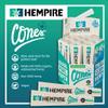 HEMPIRE Cones 1 1/4" |144 Pack |Natural Pre Rolled Paper with Tips and Packing Sticks Included - Packaged in Convenient 6 packs (1 1/4-144 Count) view 3