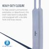Dynarex Comfort-Foam Tracheostomy Tube Holder - with Soft Foam Tube Padding, Secure Hook & Loop Closure - Case of 60 (Large, Standard) view 3