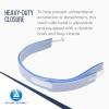 Dynarex Comfort-Foam Tracheostomy Tube Holder - with Soft Foam Tube Padding, Secure Hook & Loop Closure - 2 Piece (Large, 50) view 3