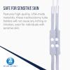 Dynarex Resp-O2 Soft-Foam Trach Tube Holders - Disposable Tracheotomy Tube Neckband - Helps Secure Tracheostomy Tubing - Soft Fabric Covered Foam, Adjustable Hook & Loop Closure (Small, 100) view 3