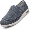 Women Extra Wide Width Shoes Lightweight Breathable Adjustable Swollen Ankles Edema Feet for Elderly Diabetic Bunion Arthritis Plantar Fasciitis (Dark Grey 41 EU) view 1