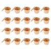 Yardwe Thickened Paper Bowl 50pcs Dessert Cups Ice Cream Sundae Cups Disposable Ice Containers Easy to Use view 1