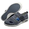 Extra Wide Width Walking Edema Diabetic Shoes, Lightweight Breathable Adjustable Closures Swollen Feet Arthritis Orthopedic Footwear, Indoor Outdoor Leisure Sneakers (Darkgrey 40 EU) view 1