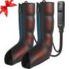 FIT KING Leg Massager with Heat and Compression Therapy, Leg Compression Massage for Circulation, Swollen Leg, RLS Pain & Fatigue Relief, Foot Calf Massager Boots, Recovery Pressure Boots view 1