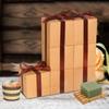 DOYIDE 100 Pack Small Gift Boxes, 4x4x4 Inches Favor Boxes Brown Paper Gift Boxes with Lids for Presents, Crafting, Cupcake Boxes, Gifts, Candy Boxes for Wedding Party Bridal Shower Baby Shower Favors view 2