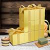DOYIDE 100 Pack Small Gift Boxes, 4x4x4 Inches Favor Boxes Gold Paper Gift Boxes with Lids for Presents, Crafting, Cupcake Boxes, Gifts, Candy Boxes for Wedding Party Bridal Shower Baby Shower Favors view 2