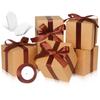 DOYIDE 100 Pack Small Gift Boxes, 2x2x2 Inches Favor Boxes Brown Paper Gift Boxes with Lids for Presents, Crafting, Cupcake Boxes, Gifts, Candy Boxes for Wedding Party Bridal Shower Baby Shower Favors view 1