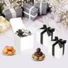 DOYIDE 100 Pack Small Gift Boxes, 2x2x2 Inches Favor Boxes White Paper Gift Boxes with Lids for Presents, Crafting, Cupcake Boxes, Gifts, Candy Boxes for Wedding Party Bridal Shower Baby Shower Favors view 2