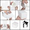 DOYIDE 100 Pack Small Gift Boxes, 3x3x3 Inches Favor Boxes White Paper Gift Boxes with Lids for Presents, Crafting, Cupcake Boxes, Gifts, Candy Boxes for Wedding Party Bridal Shower Baby Shower Favors view 4