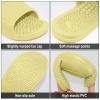 Acupressure Massage Slippers Reflexology Therapy Shoes Plantar Fasciitis Arthritis Neuropathy Pain Relief Acupuncture Slippers Non-Slip Massage Sandals Women,Gifts for Parents(Green, US Women 7.5-8) view 3