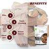 DKM Organics - Organic Arjun ki Chaal - 400 Gm - Arjuna Bark - Sourced from 100% Organic Farms view 3