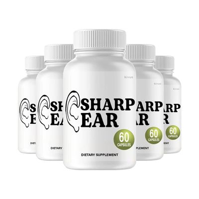 (5 Pack) Sharp Ear - Sharp Ear Advanced Tinnitus Support Supplement (300 Capsules)