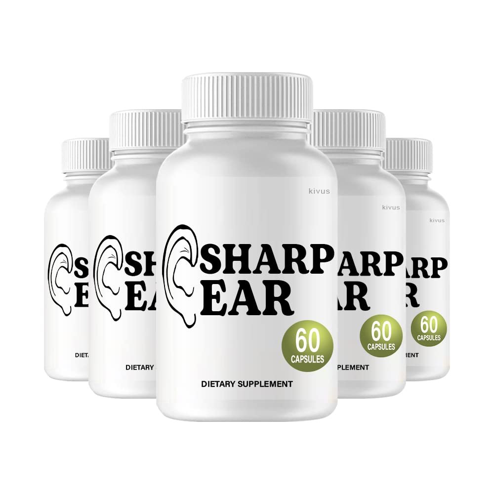 (5 Pack) Sharp Ear - Sharp Ear Advanced Tinnitus Support Supplement (300 Capsules)