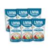 LIVIVA Shirataki Konjac Rice Shaped Noodle 6 Pk (110 oz)  Diabetic-Friendly Low Carb, Low Calorie Pasta Noodles Ready to Serve  No Odor, Certified Non-GMO, Gluten Free, Vegan, Plant-Based, Keto, Kosher, Halal view 1