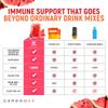 CardoMax Immunity Booster Liquid Drink Mix with Ginseng and Vitamin C for Kids and Adults, Immune Support Supplement for Energy and Wellness, Watermelon Flavor, 15 Single-Serve Liquid Stick Packs view 2