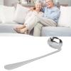Curved Spoon,ANGGREK Curved Spoon Angled Spoon Stainless Curved Self FeedingAdaptive Utensil for Parkinsons or Elderly Use(Right Hand) view 4