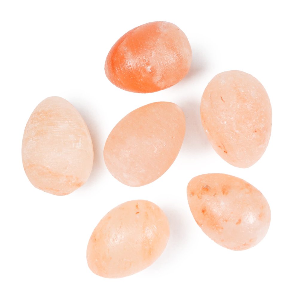 Himalayan Secrets Massage Stone - Use for Body Massage or Exfoliate (EGG Shape (Pack of 12))