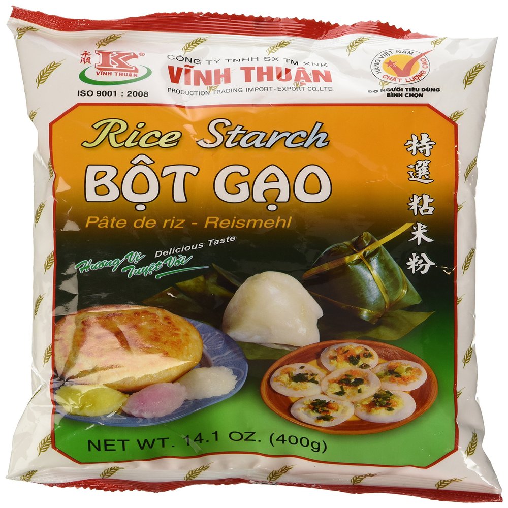 4 Set - Brand Vinh Thuan Rice Starch, Size 14.1 Ounce