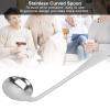 Curved Spoon,ANGGREK Curved Spoon Angled Spoon Stainless Curved Self FeedingAdaptive Utensil for Parkinsons or Elderly Use(Left Hand) view 2