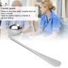Curved Spoon,ANGGREK Curved Spoon Angled Spoon Stainless Curved Self FeedingAdaptive Utensil for Parkinsons or Elderly Use(Left Hand) view 3