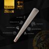 RAW Black Classic Slow Burning Pre-Rolled Cones 1-1/4 Packed Inside a RAW Metal Tin Container with Packing Tubes | 20 Pack | view 3