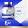 Carlyle Vitamin B12 100mcg | 200 Tablets | Essential Vitamin Supplement | Vegan, Non-GMO, and Gluten Free Formula view 3