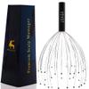 USAGA 36 Fingers Head Massager Scalp Massager Head Scratcher, Stocking Stuffers Gift for Scalp Body Relaxing (Black) view 1