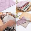 10 Pack Kitchen Cloth, Microfiber Dish Towels Washcloths, Super Absorbent Coral Velvet Dishtowels, Premium Cleaning Cloths,Non-Stick Oil Quick Dry DishTowels, Soft Tea Towels, Table Cleaning Cloths. view 4