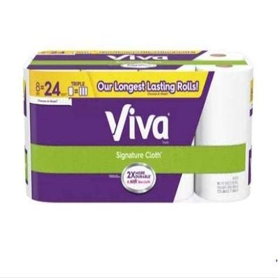 3 Set -Viva Signature Cloth Paper Towels, Choose A Sheet, 8 Triple Rolls (=24 Regular Rolls)