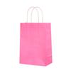 100 Pcs Kraft Paper Bags with Handles, Kraft Bags Paper Gift Bags Kraft Shopping Bags Great for Christmas Baby Showers Thanksgiving Halloween Easter Wedding Bridal Showers-9-8x4x11in