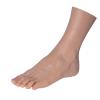 TDHLW Realistic Silicone Foot, Female Foot Model Silicone Built-in Bone Wrinkles on The Soles of The Feet 1:1 Female Foot Feet Model Mannequin Realistic,Left,46 view 1