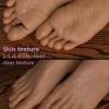 TDHLW Realistic Silicone Foot, Female Foot Model Silicone Built-in Bone Wrinkles on The Soles of The Feet 1:1 Female Foot Feet Model Mannequin Realistic,Left,46 view 4