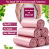 4 Gallon/180pcs Small Pink Trash/Garbage Bags, Strong, Bathroom Can Bin Liners, Plastic for Home Bedroom Office, Waste Basket Liner, Fit 12-15 Liter, 3,3.5,4,4.5 Gal (Pink 180 view 4