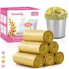 4 Gallon 180pcs Small Gold Trash Bags Strong Golden Garbage Bags, Bathroom Trash Can Bin Liners, Gold Plastic Bags for Home Office, Waste Basket Liner, Fit 12-15 Liter, 3.5,4,4.5 GalGolden 180 view 1