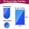 4 Gallon 180pcs Small Gold Trash Bags Strong Golden Garbage Bags, Bathroom Trash Can Bin Liners, Gold Plastic Bags for Home Office, Waste Basket Liner, Fit 12-15 Liter, 3.5,4,4.5 GalGolden 180 view 2