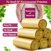4 Gallon 180pcs Small Gold Trash Bags Strong Golden Garbage Bags, Bathroom Trash Can Bin Liners, Gold Plastic Bags for Home Office, Waste Basket Liner, Fit 12-15 Liter, 3.5,4,4.5 GalGolden 180 view 4
