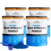 Organic Blue Spirulina Powder, 120 Servings - 100% Pure Superfood Blue-Green Algae, Natural Food Coloring for Smoothies & Protein Drinks - Non GMO, Gluten-Free, Vegan + USDA Certified, No Fishy Smell view 1