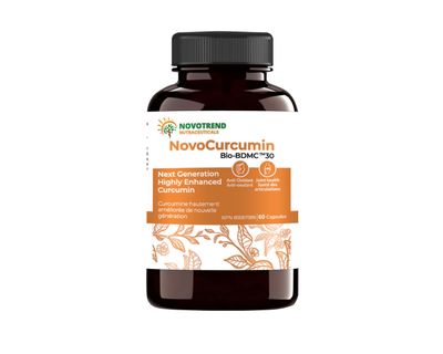 NovoCurcumin Bio-BDMC30-60 Capsules- Next Generation Highly Enhanced Curcumin