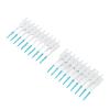 TOPINCN 200Pcs Interdental Brush, Toothpick Flossing Tooth Tool Professional Brush Micro Tight Cleaner with Portable Case(Mint Green) view 2