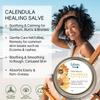 Epifany True 100% Natural Calendula Salve 2oz | Dry Skin Soothing Balm, Eczema Cream, Rashes, Bruises, Bug Bite Itch Relief | Organic Calendula, Organic Beeswax view 4